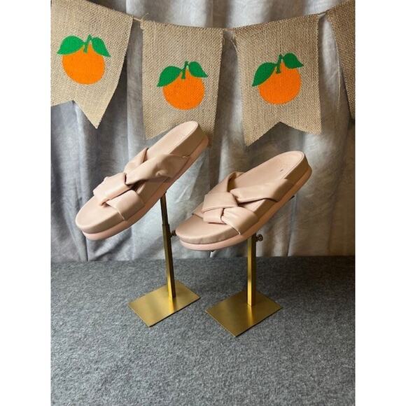 Donna Karan Shoes - Donna Karan Pure Berke Women's Leather Slide Sandal Pink Size 7.5 KP 244365